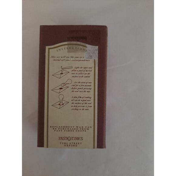 Past Times brand Personal Seal Set with Wax Letter “N” - Picture 2 of 3
